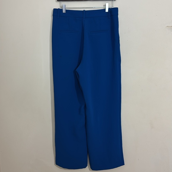 Wilfred Aritizia Effortless Blue Pleated Women’s Trousers size 10 Minimalist - Picture 2 of 9
